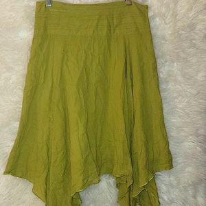 Green Fairy/Hippie Skirt SZ 14